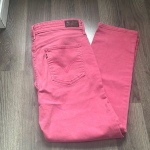 Women’s Pink Levi Jeans